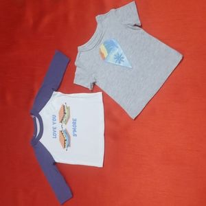 (INFANT 3-6 MONTHS) FIRST IMPRESSIONS (2) T SHIRTS